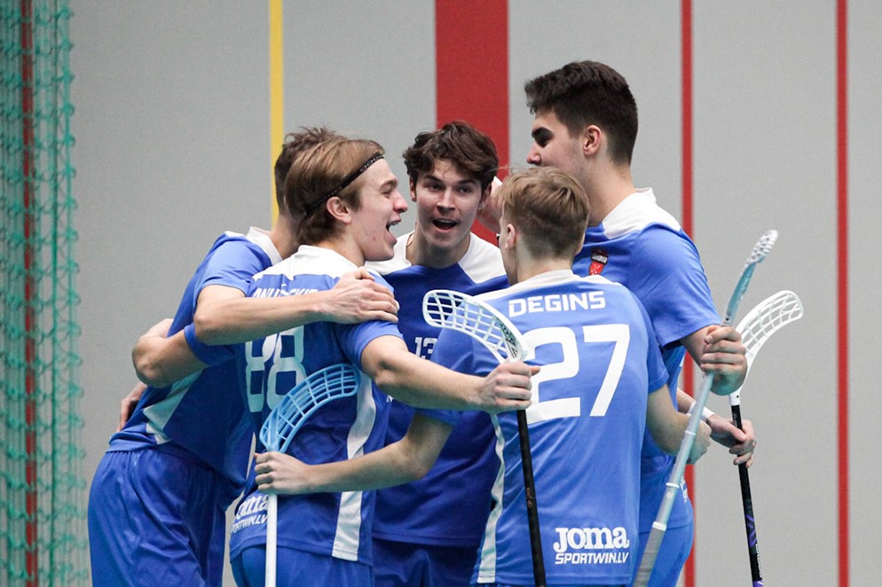 Latvian Floorball Union » LV » 2022/2023 » News » “Ķekava/RB&B” takes the lead, but beats “Rubeni” in overtime