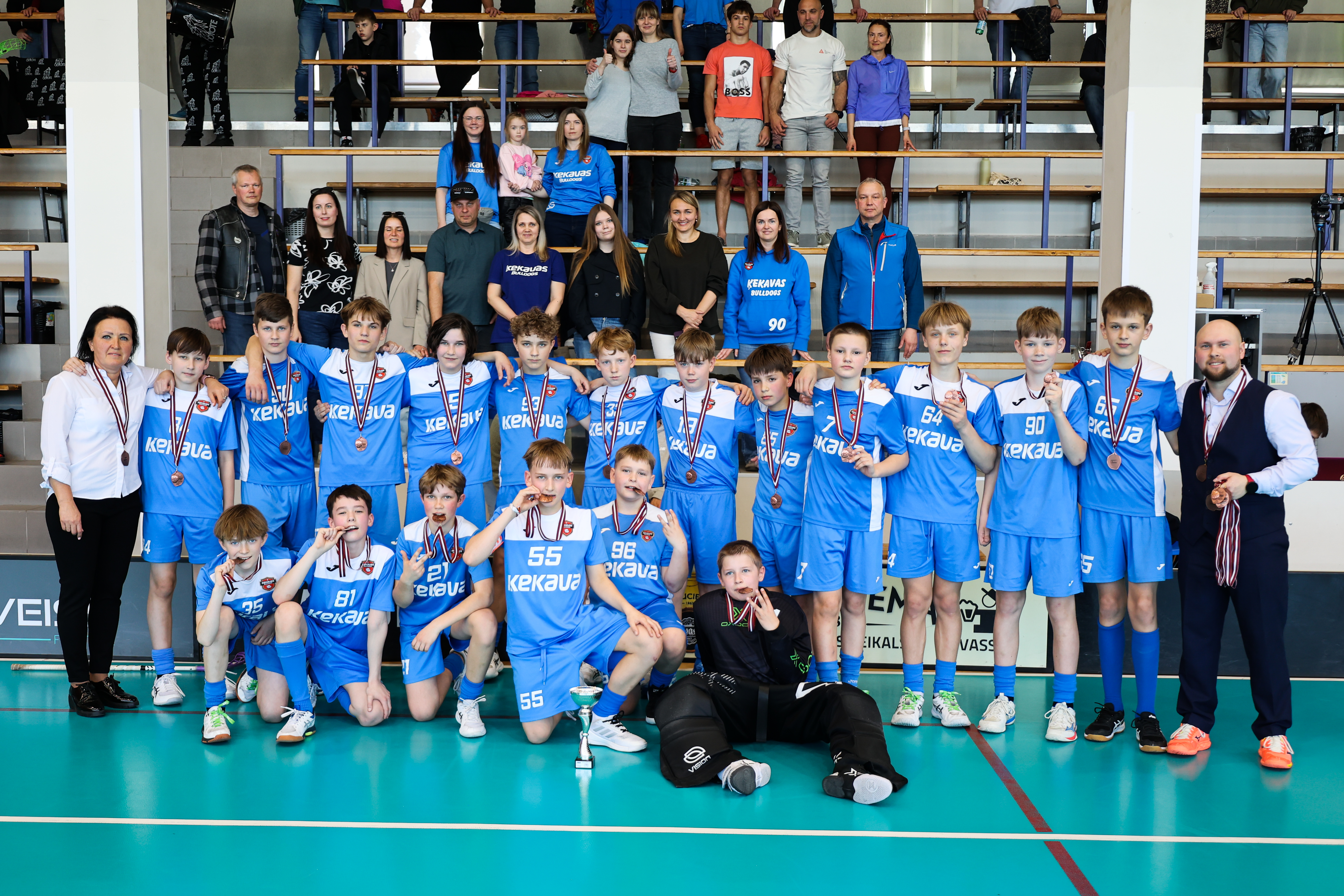 Trešo vietu ZU12 vecuma grupā iegūst "Ķekavas Bulldogs"