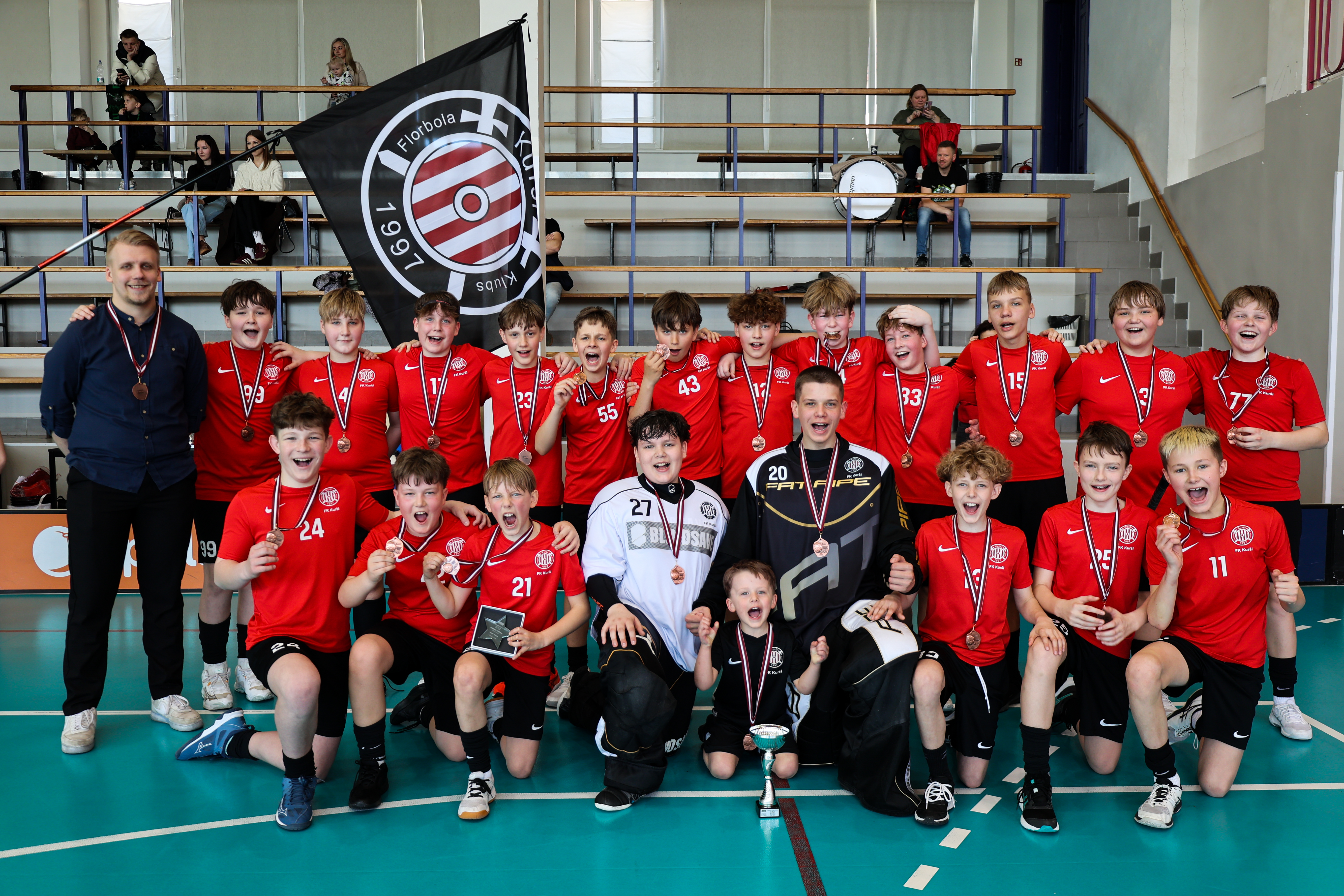 "Kurši" izcīna ZU12 vecuma grupas 2. divīzijas bronzu