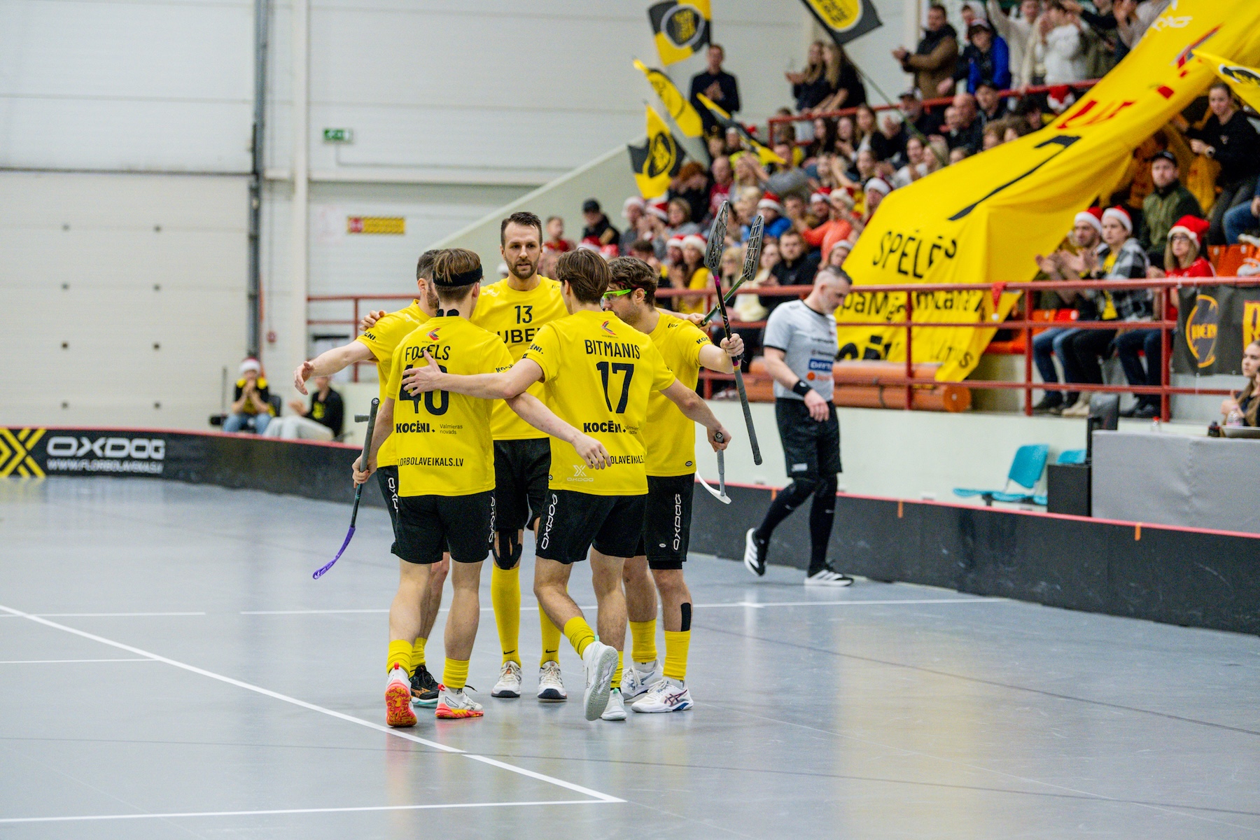 Kocēni Rubene vs Talsi: Floorball Overtime Win